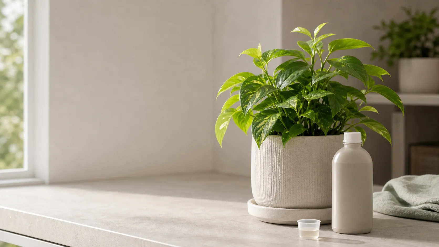 Illustration for the Feeding Houseplants: Match Nutrition to Growth care guide