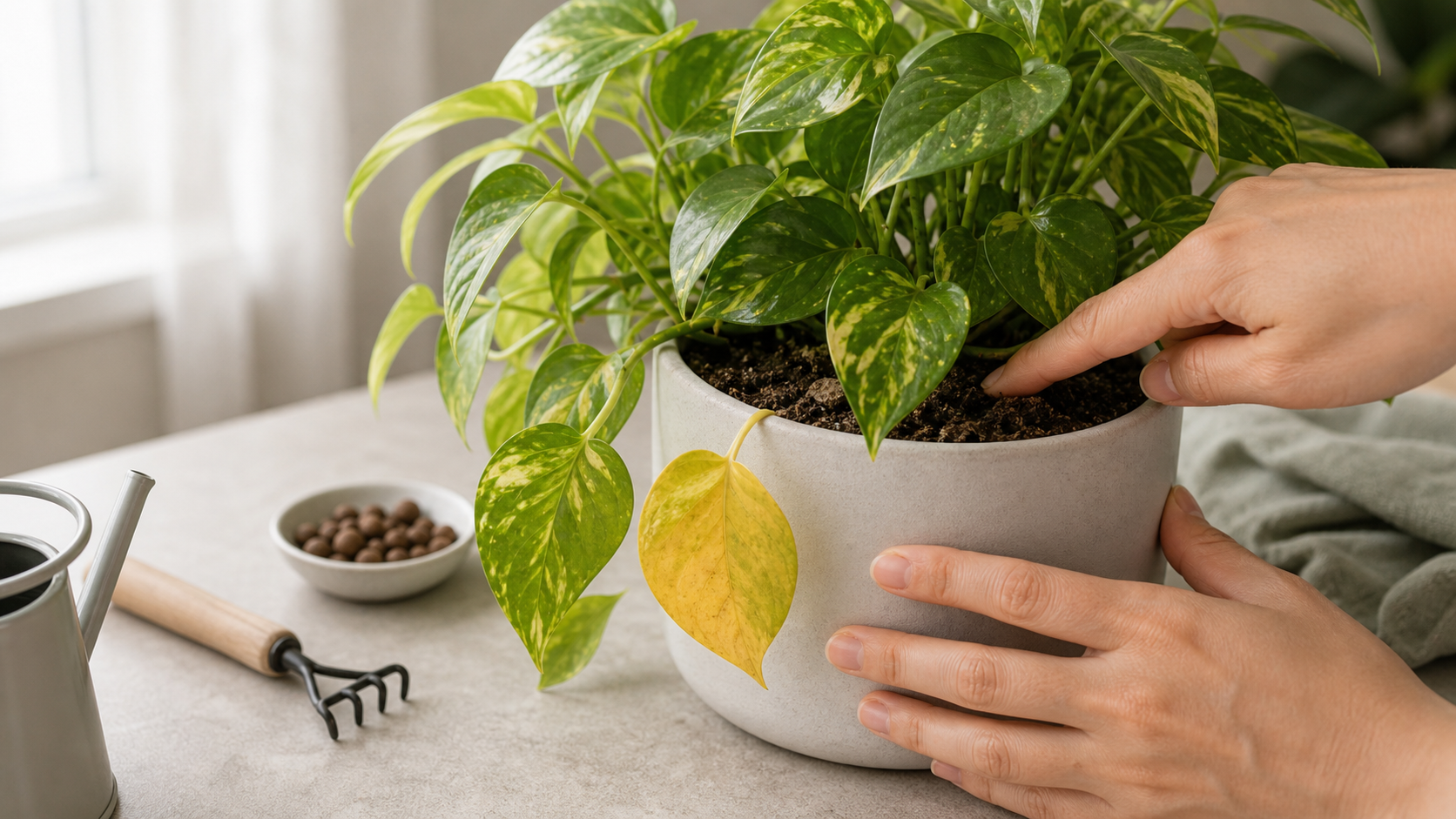 Observation detail for Yellow Houseplant Leaves? Diagnose in the Right Order