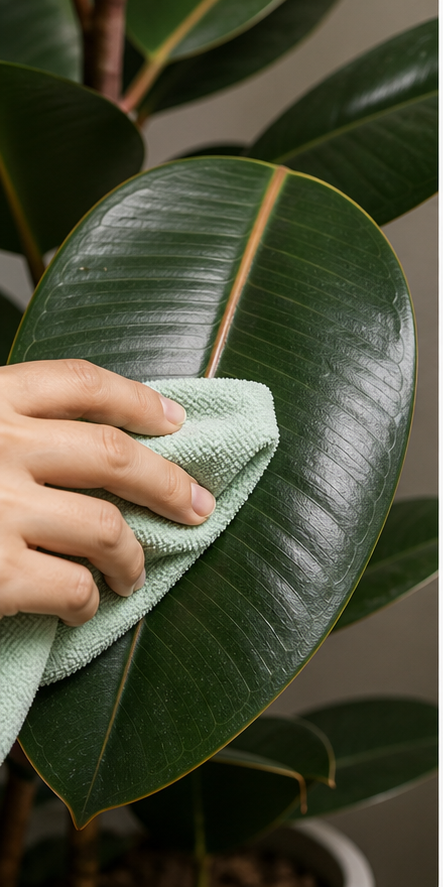 Editorial detail for Indoor Plant Leaf Cleaning Guide: Safe and Practical Dust Removal Techniques