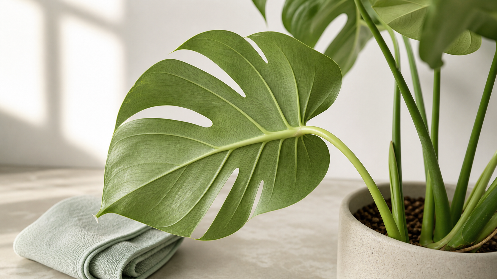 Inspect leaf undersides and joints while cleaning foliage