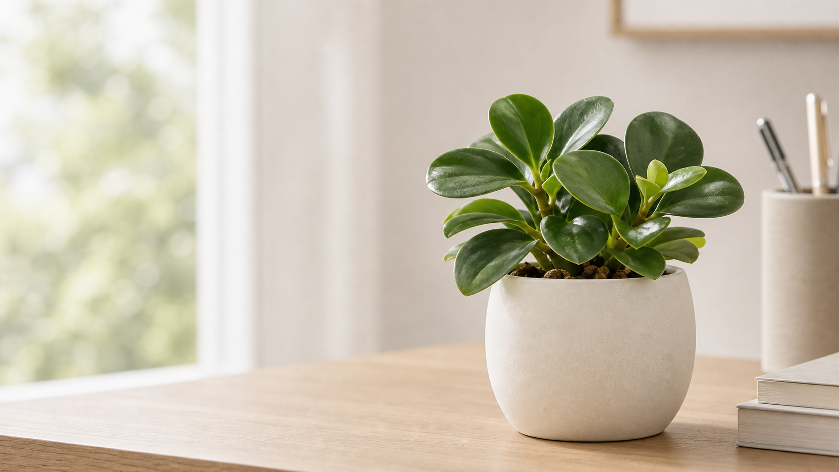 Baby Rubber Plant care detail