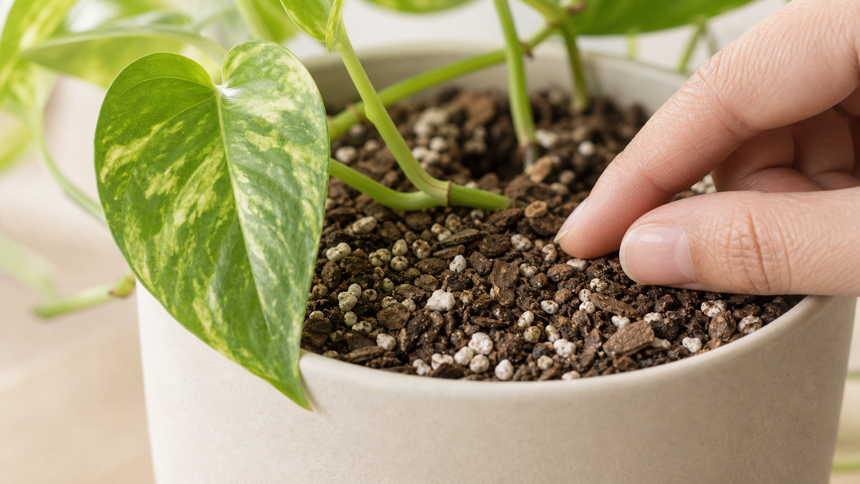 Pothos care detail