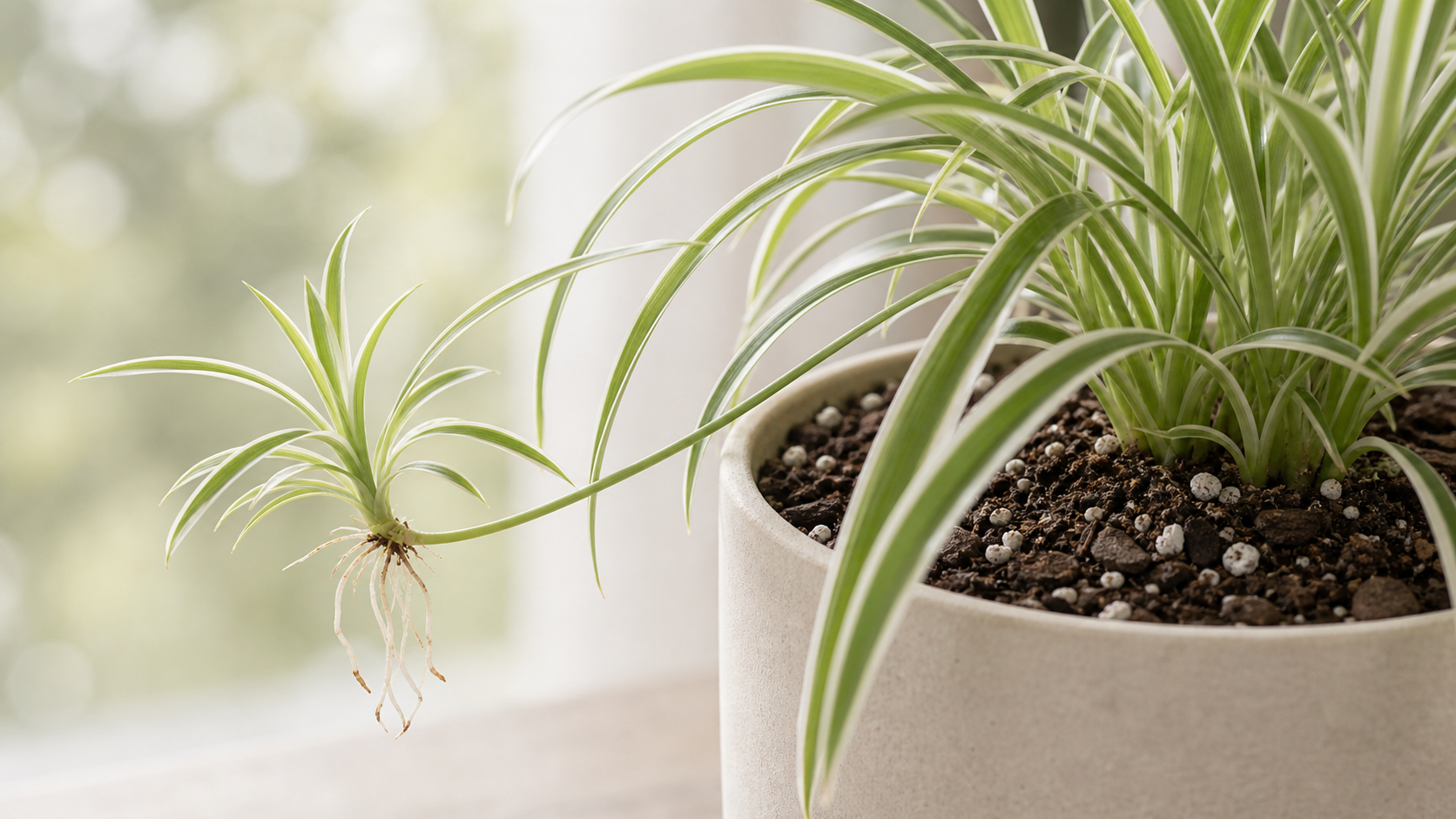 Spider Plant care detail